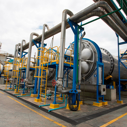 Planta de procesamiento de la industria pesquera